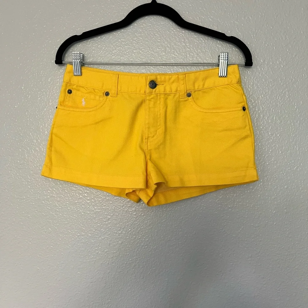 Ralph Lauren Bright Yellow Jean Shorts